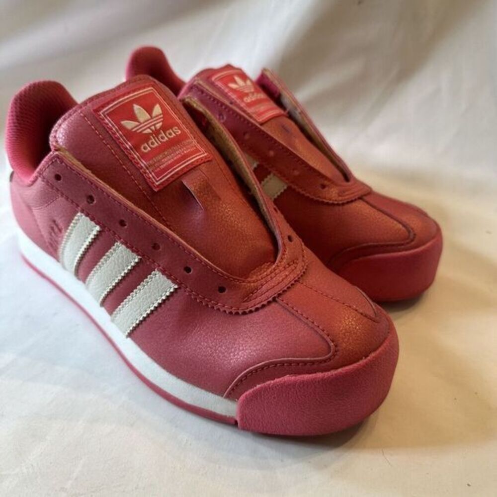 Adidas Samoa Pink Girls Size‎ 4 Sneakers Casual Shoes